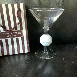 Henri Bendel Golf Ball Martini Glass